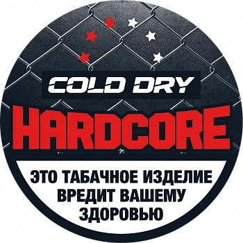 Жевательный табак HARDCORE® COLD DRY 10гр